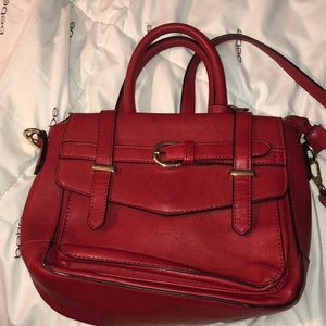 Red coach bag